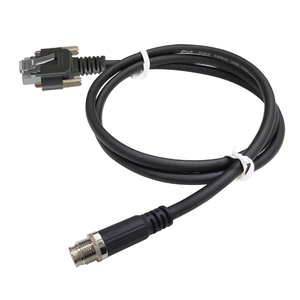 สายเคเบิลทองแดงหุ้มฉนวนหุ้ม RJ45พีวีซีกันน้ำ IP68สำหรับอุตสาหกรรม M8-M12เวอร์ชันใหม่