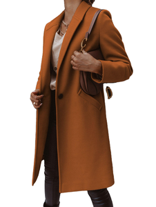 Wholesale Best Quality <b>Explosive</b> Winter Women's Cotton Coat Slim Mid-Length Hot Sale Women's Wool Coat Ladies Coat's 2024 - Product Image 4