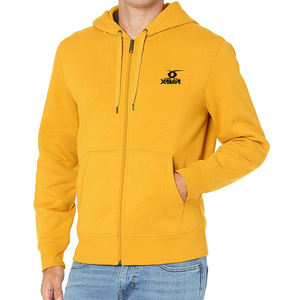 Service OEM, vente en gros, meilleurs modèles de sweats à capuche pour hommes avec fermeture éclair, légers, couleur unie, sweats à capuche pour hommes avec fermeture éclair - Product Image 2