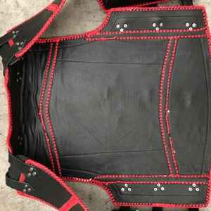 Wholesale Thick Laces Leather Vest Western Cowboy Biker <b>Jacket</b> Unisex Brown <b>Fringe</b> Breathable Windproof Plus Size Full Sleeve - Product Image 6