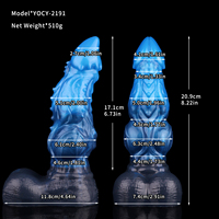 Dildo de Nudo de Monstruo de Fantasía al por Mayor con Ventosa, Pene de Silicona Realista, Masajeador Vaginal, Juguetes Sexuales para Adultos para la Masturbación Femenina