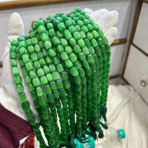 Monalisa (ตาแมว) ลูกปัดพลอย AAA ธรรมชาติลูกปัดพัฟวงรีเรียบในลูกปัดสีเขียวเหลืองน้ำเงินส้มหลากสี - Product Image 3