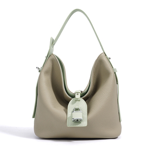 2025 nouveau Design haut Grain en cuir véritable sous les bras sac femmes nouveau Simple simple épaule bandoulière femmes sacs à main - Product Image 6