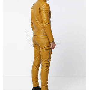 ชุดแข่งรถมอเตอร์ไซค์หนังแท้สำหรับผู้ชาย พร้อมหัวเข็มขัด ดีไซน์สปอร์ต สำหรับขับขี่บนถนนและสนามแข่ง น้ำหนักเบา ทนทาน สวมใส่สบาย - Product Image 5