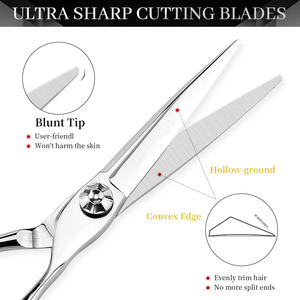 Tijeras de Peluquería Profesionales de Acero Inoxidable de 6.0 Pulgadas con 30 Dientes, Diseño para Diestros, Logotipo Personalizado - Product Image 6