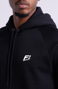 Sudadera con Capucha Negra al por Mayor, Proveedor Estadounidense, Ropa Urbana Y2K, Informal, Mezcla de Algodón, Manga Larga, Fabricante de Ropa B2B - Product Image 6