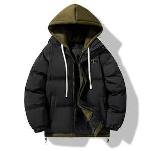Manteau d'hiver épais en coton pour homme, nouveau manteau en coton d'hiver, veste chaude à capuche ample et décontractée - Product Image 4