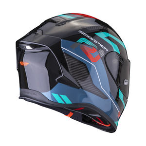Casque intégral EXO-R1 AIR, nouveau casque de motocross intégral avec coque en PC et doublure en mousse, taille unique, casque de moto avec visière - Product Image 2