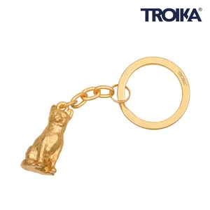 Portachiavi in metallo Cleopatra Cat, gadget personalizzabili - Product Image 1
