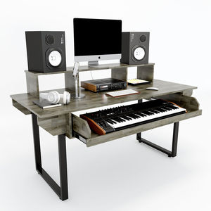 Escritorio para ordenador portátil de oficina con cajón para guitarra StudioDesk 160x70x95cm SD68001 - Product Image 5