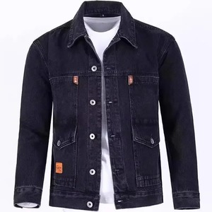 Top Qualité Denim Hommes Vestes Personnaliser 100% Coton Biologique Veste En Gros Pour Hommes Élégant Lavé Jeans Homme Vestes - Product Image 3