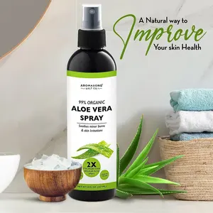 Etiqueta privada 48oz Gel orgánico de Aloe Vera EE. UU. Hecho Cuidado facial calmante e hidratante con regalos corporativos de marca - Product Image 3
