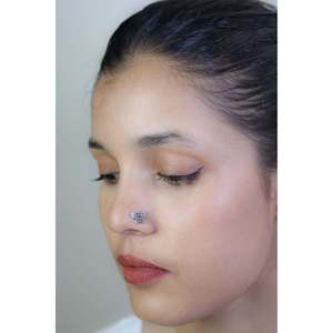 Pendiente de mariposa de plata 925 con diamante Nazakat, joyería corporal para niños, solo alambre, para regalos infantiles - Product Image 1