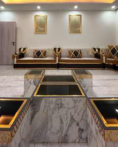 Sièges au sol orientaux, canapé ethnique, canapé Majlis arabe, canapé de style ottoman, ensemble Jalsa arabe, sièges au sol orientaux de luxe - Product Image 5