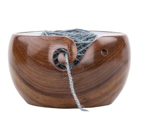 Cuenco de hilo de palisandro convertido para tejer a ganchillo Un regalo de Navidad perfecto para los amantes del tejido Suave, duradero y pesado - Product Image 1