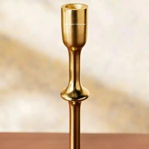 Trendy Design Aluminum <b>Taper</b> <b>Candle</b> Holder for Home Christmas Party Tabletop Decor Antique Gold Candlestick Holders - Product Image 6