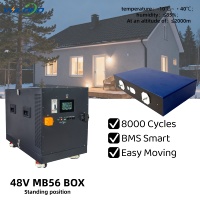 Kit de batterie LiFePO4 VOLOND 51.2V DIY avec BMS JK 280Ah/340Ah/100Ah/314Ah, empilable sur réseau, 30-40KW, IP66, 10kWh