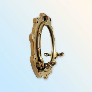 Ventana de ojo de buey de latón náutico, decoración de pared, artículo de regalo para el hogar marítimo, modelo de Metal pulido con impresión Digital, artesanía Calvin - Product Image 4