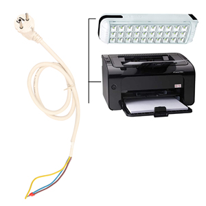 สายไฟและสายไฟ3แกนสำหรับใช้เป็นอุปกรณ์อิเล็กทรอนิกส์สำหรับผู้บริโภคโดยตรงจากโรงงานในอินเดียประเภท E French 3-core - Product Image 4