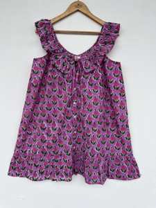 100% coton tissu femmes tenue décontractée pour la conception de fête de plage Style droit Maxi robe pour cadeau d'anniversaire à ensemble d'articles en gros - Product Image 4