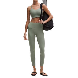 Women's Plus Size Crew Neck <b>Sports</b> <b>Bra</b> Zipper Back Closure High Support Running Gym Vest Crop Top Shockproof Front Workout - Product Image 2