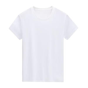 OEM personalizado Logotipo de diseño de cuello redondo de color sólido de los hombres de verano ropa de fondo camisa de manga corta Camiseta - Product Image 6