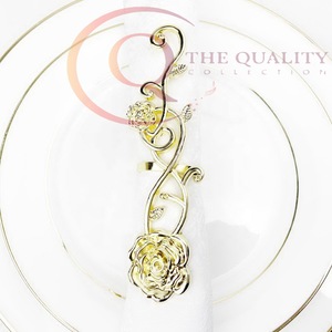Stylish Metal Napkin Rings with Luxury Design Eco-friendly <b>Table</b> Decor for Weddings Parties & Special Dining <b>Occasions</b> - Product Image 6