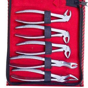 Kit de 10 pinces dentaires pour extraction de dents, pinces chirurgicales en acier inoxydable pour adultes, outil d'extraction dentaire - Product Image 2