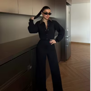 ถุงมือสตรีสตรีทแวร์สีดำพรีเมียม - ถุงมือลำลองสไตล์สปอร์ตผ้าคุณภาพสูงจากตุรกี - ถุงมือกันหนาวทันสมัยสำหรับขายส่ง - Product Image 1