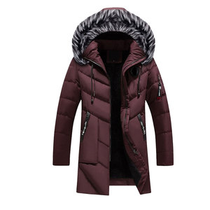 Wholesale New Mens Winter Outerwear Full Zip Down Quilted <b>Padded</b> Coat Men Shiny Puffer Jacket - Product Image 5