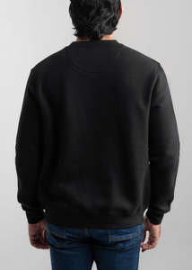 Pull-over OEM de haute qualité Sweat-shirt à col rond vierge teint en plaine en coton imprimé personnalisé pour hommes - Product Image 5