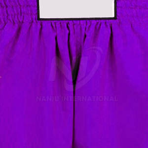 Nuevo estilo, pantalones cortos de Muay Thai hechos a medida, Color sólido con cintura elástica, cierre a media pantorrilla, hechos a mano en Pakistán - Product Image 5