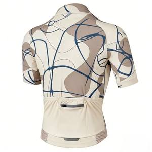 Jersey de Ciclismo para Hombre, Popular, en Stock, Manga Corta, Estampado de Arte Abstracto, Ligero, de Secado Rápido y Transpirable, para Ciclismo de Carretera al Aire Libre - Product Image 2