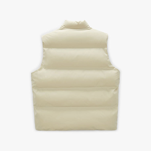 Gilet matelassé sans manches personnalisé unisexe OEM, col montant, chauffant, coupe-vent, léger, en toile, veste d'hiver - Product Image 2