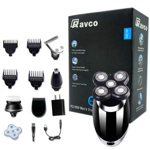 Rasoir Électrique Homme 5-en-1 Étanche Tondeuse Crâne Chauve Tondeuse Barbe Tondeuse Poils Nez Brosse Nettoyante Visage IPX7 pour le Corps - Product Image 1