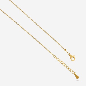 Collier en argent 92,5 plaqué or 194185, chaîne à maillons motif floral, or 18 carats rhodié, avec perle et diamant, idéal pour un cadeau de mariage - Product Image 5