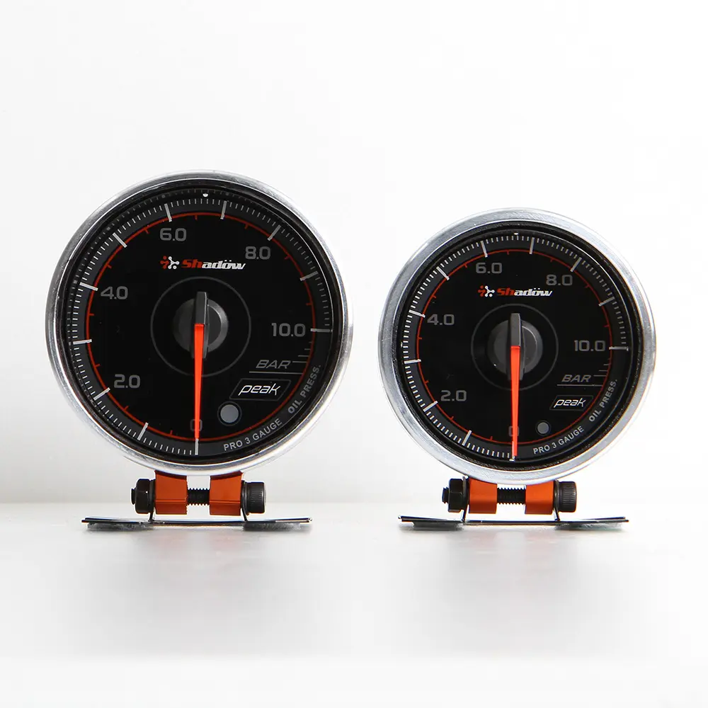 digital boost gauge colors mano metro pressione turbo 3 bar car gauges