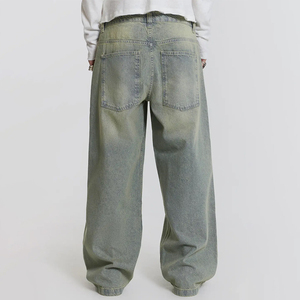 2026กางเกงยีนส์ขาบานสำหรับผู้ชาย, กางเกงยีนส์ลำลองทรงหลวมพอดีตัว - Product Image 2