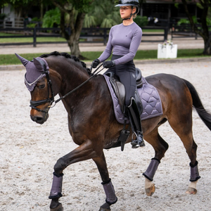 Almohadilla de sillín de caballo Inglés Profesional, capas transpirables duraderas, interior suave y cómodo diseñado para el rendimiento ecuestre - Product Image 6