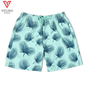 กางเกงขาสั้นชายหาดผ้าแคนวาสผสมสแปนเด็กซ์/โพลีเอสเตอร์ กันยับ ยืดหยุ่น เอวกลาง เป็นมิตรกับสิ่งแวดล้อม แห้งเร็ว กันน้ำ บริการ OEM สำหรับเล่นเซิร์ฟ - Product Image 3