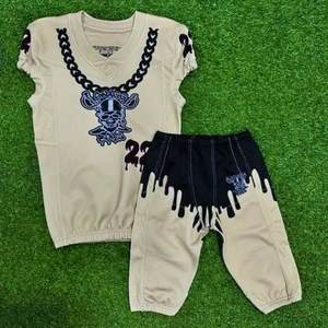 Unisex Boxy Cropped Oversized Vintage Football Jersey High Quality V Neck Custom Embroidered Breathable Streetwear <b>Retro</b> Shirt - Product Image 3