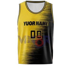 Chemises de basket-ball personnalisées Maillot de basket-ball de meilleure conception pour jeunes, vêtements de sport, ensembles de vêtements respirants pour garçons, shorts grande taille pour hommes - Product Image 6