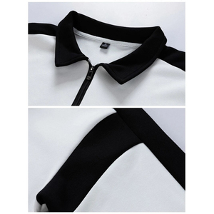 Suéter Informal de Invierno para Hombre, Tejido de Poliéster y Algodón, Cuello Polo, Estilo Casual Elegante, Abrigado, Venta al por Mayor - Product Image 5