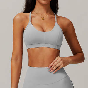 Soutien-gorge de sport pour femme fabriqué avec un tissu extensible respirant offrant un confort de soutien à séchage rapide et un design actif élégant - Product Image 5