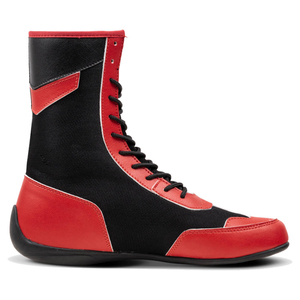 Vente chaude Léger Confortable Antidérapant En Cuir Pu Véritable Long Style Haute Cheville Kick Boxe Lutte Chaussures - Product Image 5