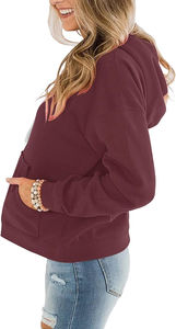 Casual Oversized <b>Hoodie</b> <b>Women</b> Custom Logo Sweatshirts Pullover Zip Up <b>Fleece</b> <b>Hoodie</b> Plus Size Fashion Sportswear Style - Product Image 6