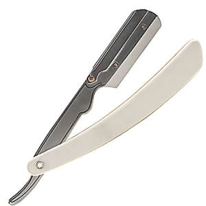 Maquinilla de afeitar profesional para peluquero, cuchillo plegable de acero inoxidable, cortador de barba para peluquería, venta al por mayor, maquinilla de afeitar afilada para peluquero - Product Image 1