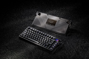 คีย์บอร์ดไร้สาย SUS ROG Azoth Extreme 90MP03MA-BKGA01 75% แบบกลไก, หน้าจอ OLED, ปุ่มกด PBT - Product Image 2
