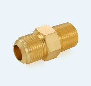 Raccord en laiton demi-union 5/8 pouce x 1/2 NPT, lot de quatre, pour compresseur de réfrigération CVC et raccords de conduite de carburant - Product Image 1