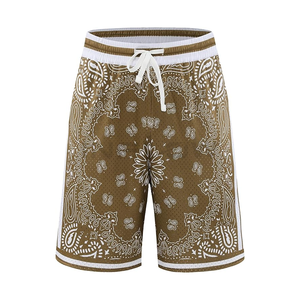 Pantalones cortos de malla de gimnasio para hombre baloncesto verano sublimación estiramiento Dtg impresión 100% poliéster 5 pulgadas entrepierna logotipo personalizado ropa de gimnasio - Product Image 6